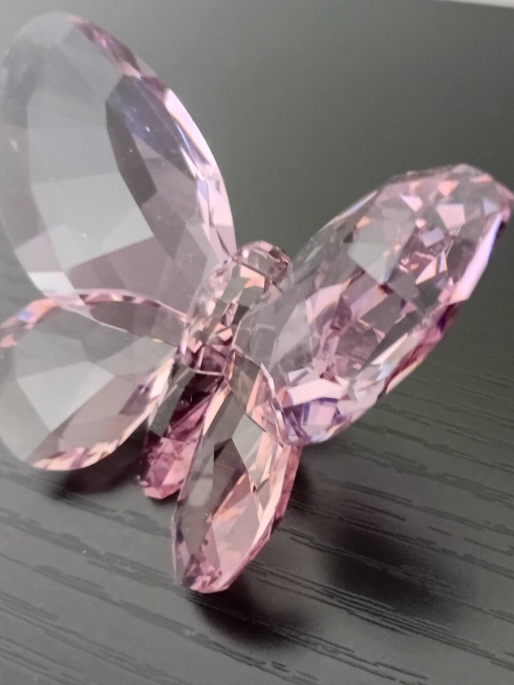 Large Swarovski Brilliant Amethyst/Violet Butterfly